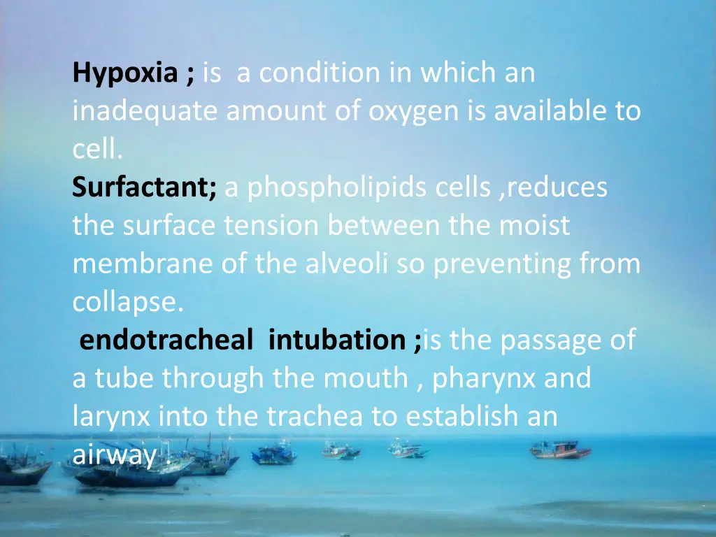 hypoxia is a condition in which an inadequate