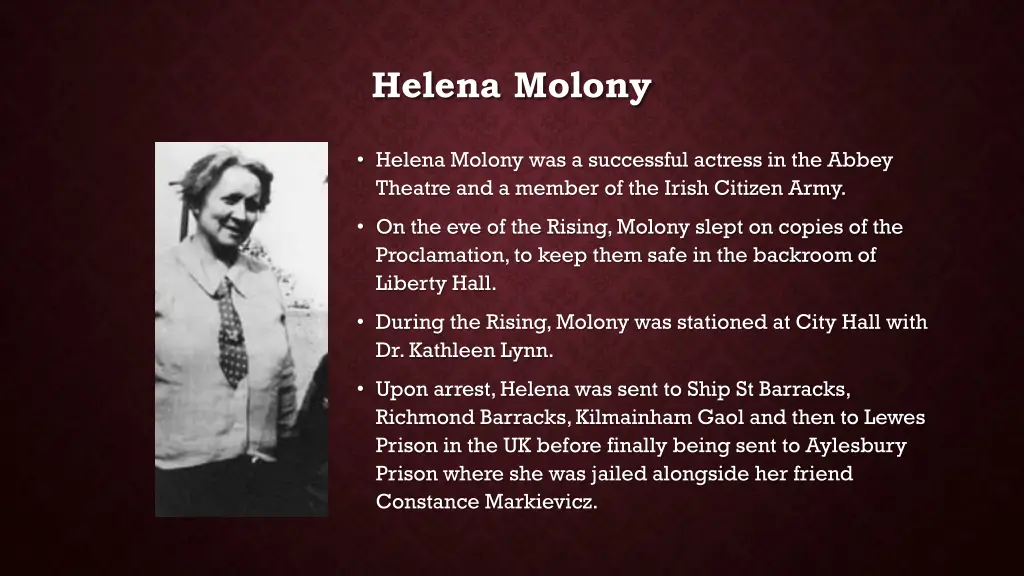 helena molony