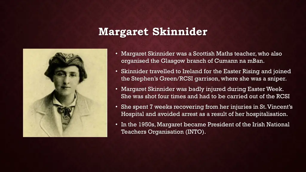 margaret skinnider