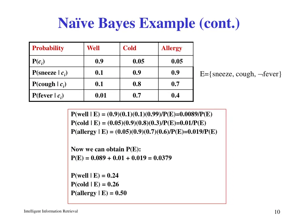 na ve bayes example cont 1