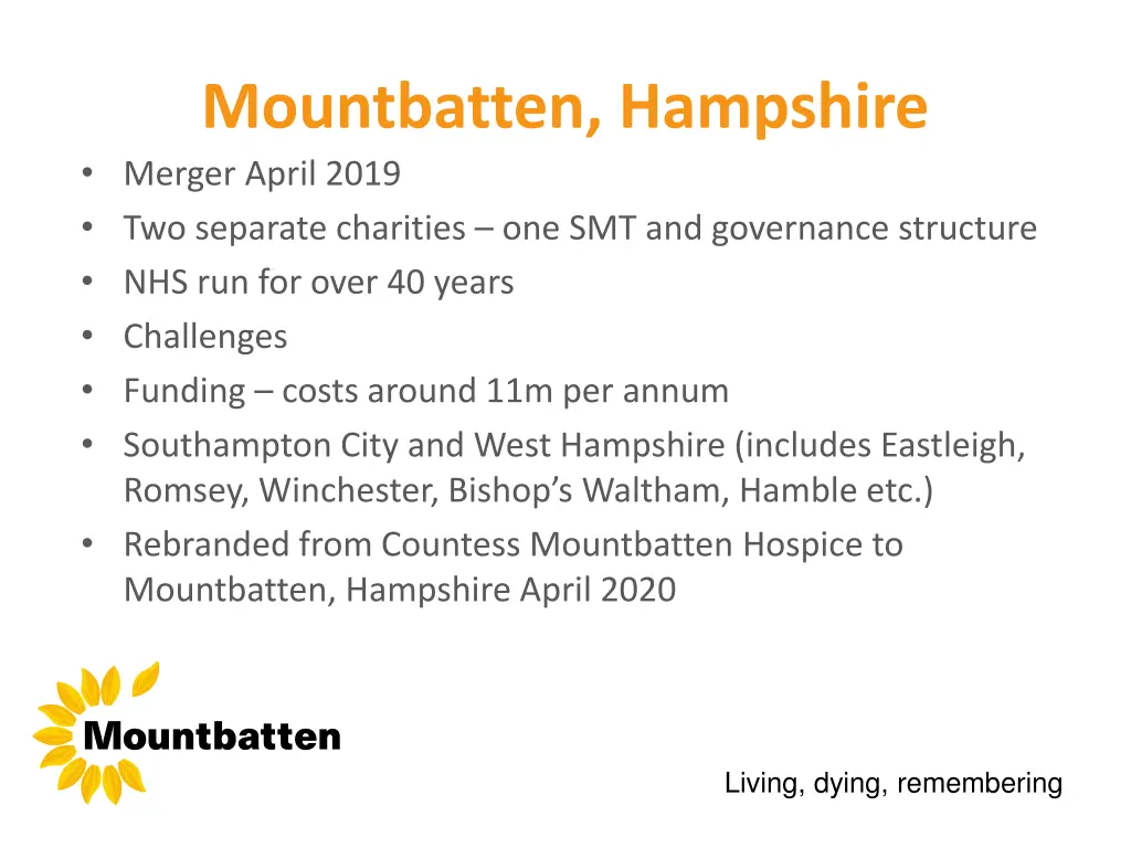 mountbatten hampshire merger april 2019