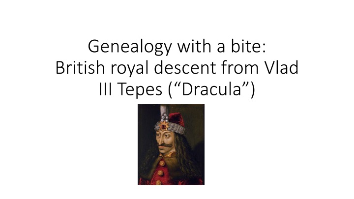 genealogy with a bite british royal descent from