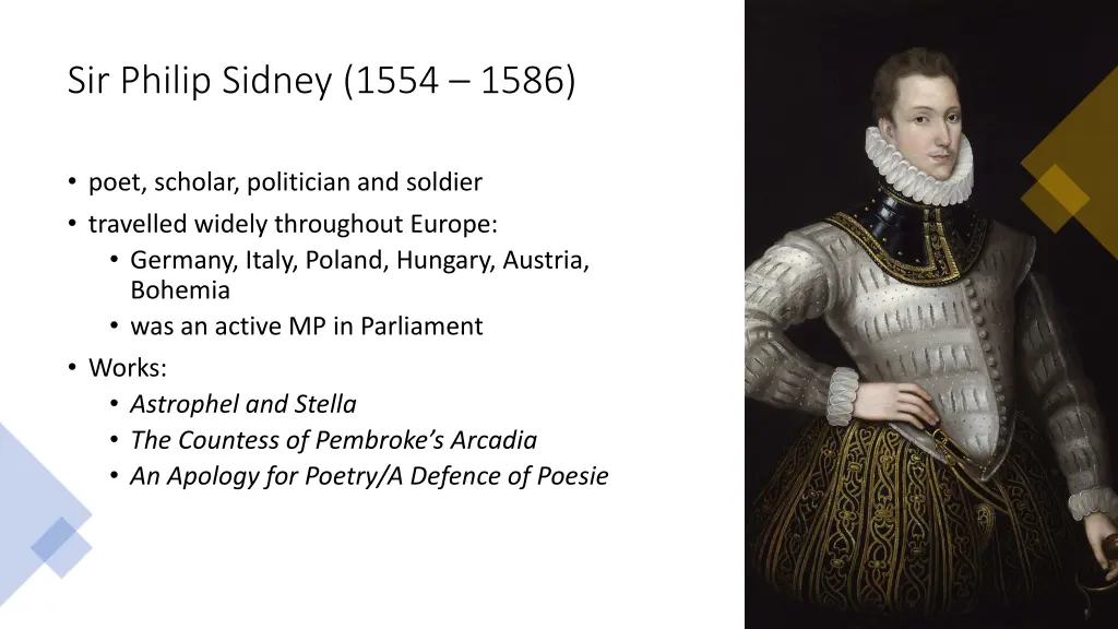 sir philip sidney 1554 1586