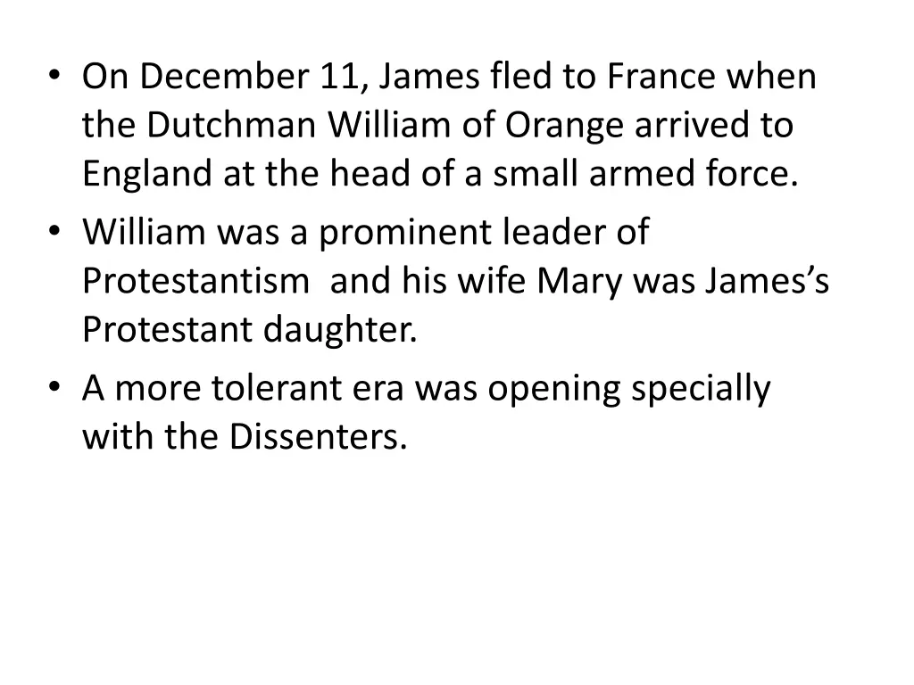 on december 11 james fled to france when