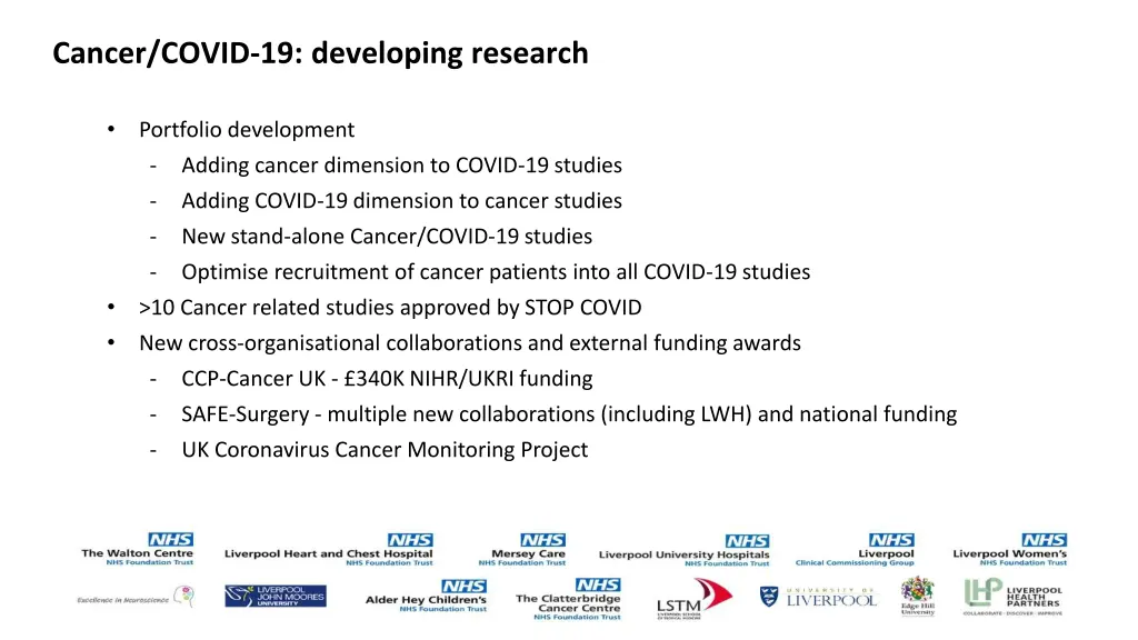 cancer covid 19 developing research