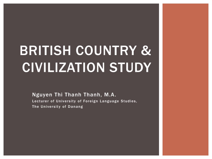 british country civilization study