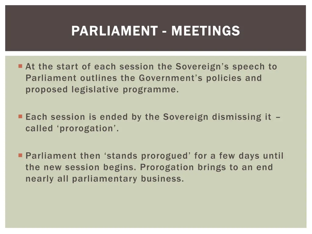 parliament parliament meetings 1