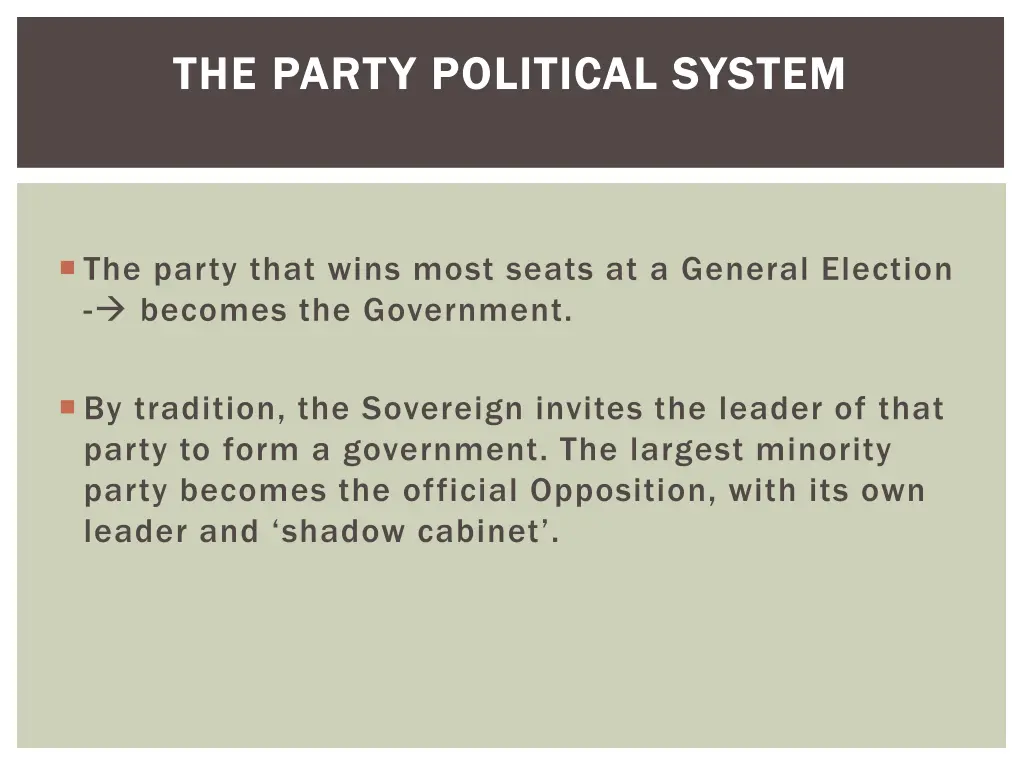 the party political system the party political 1