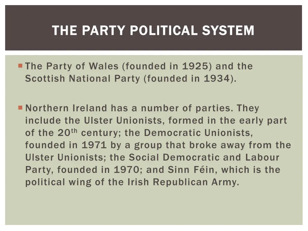 the party political system the party political 2