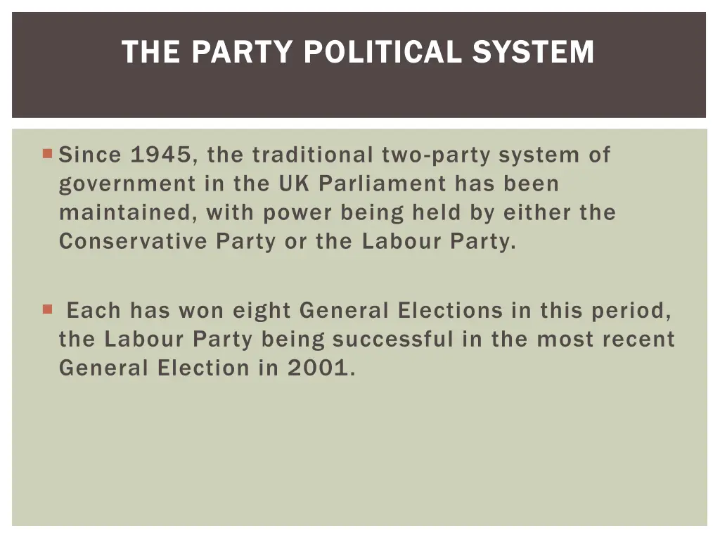 the party political system the party political 3