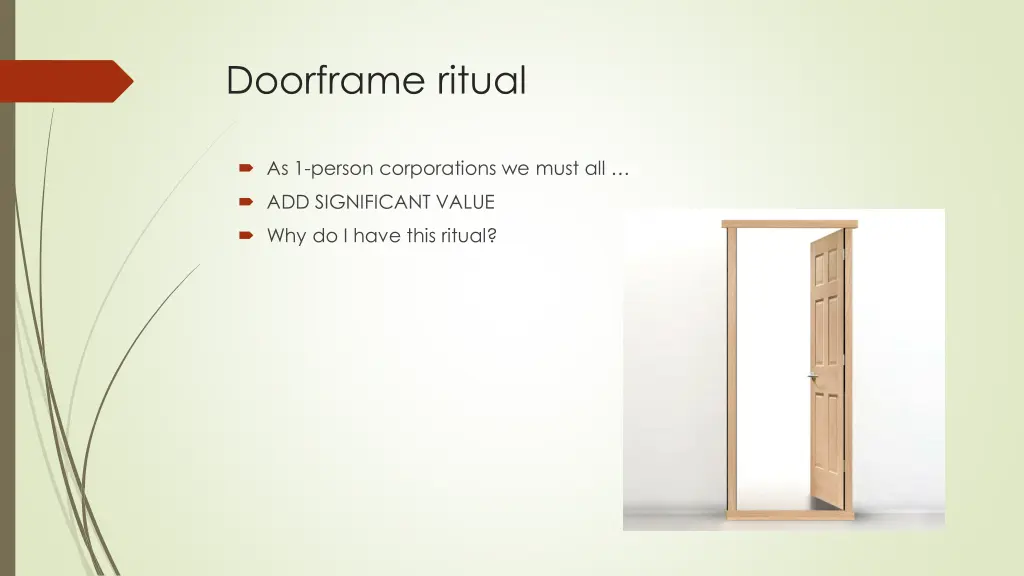 doorframe ritual