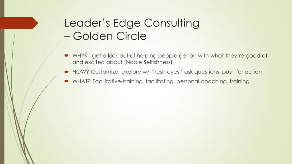 leader s edge consulting golden circle