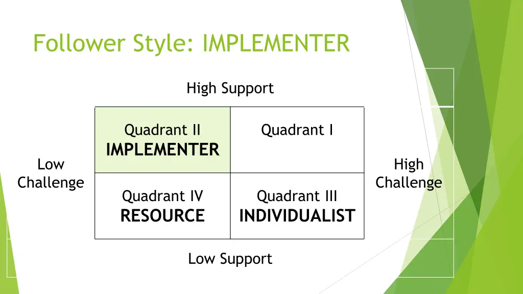 follower style implementer