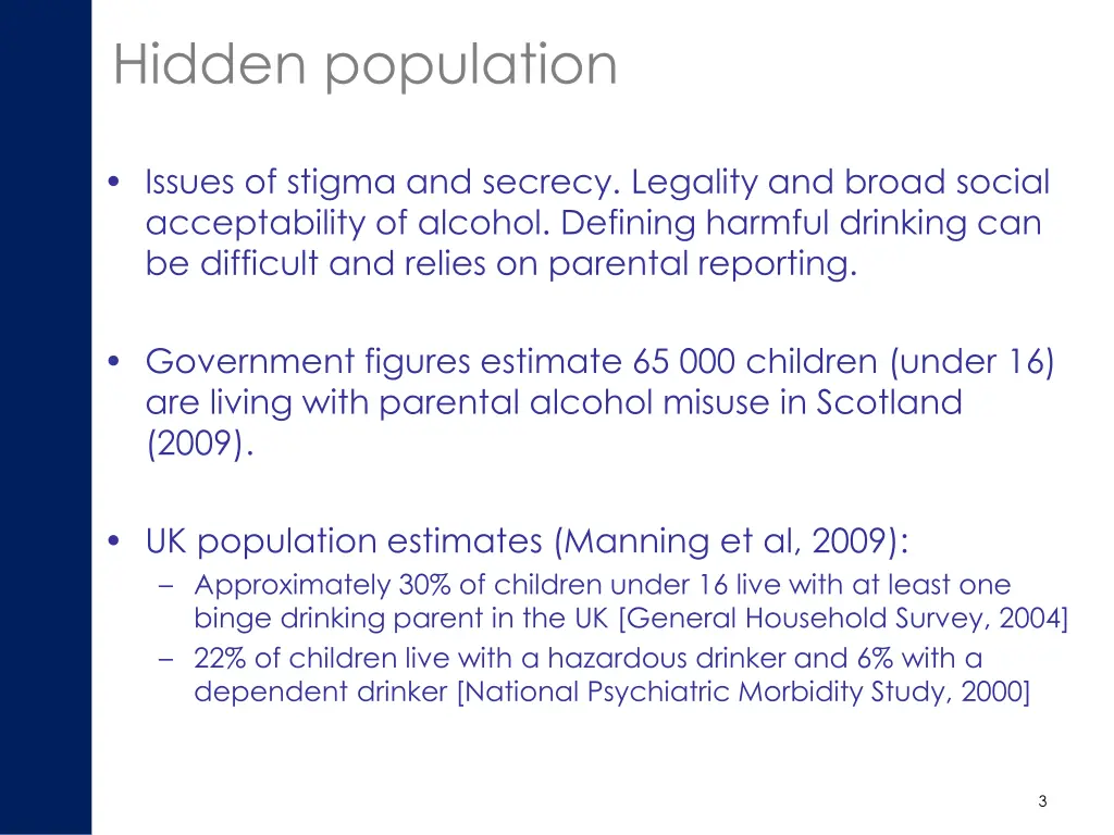 hidden population