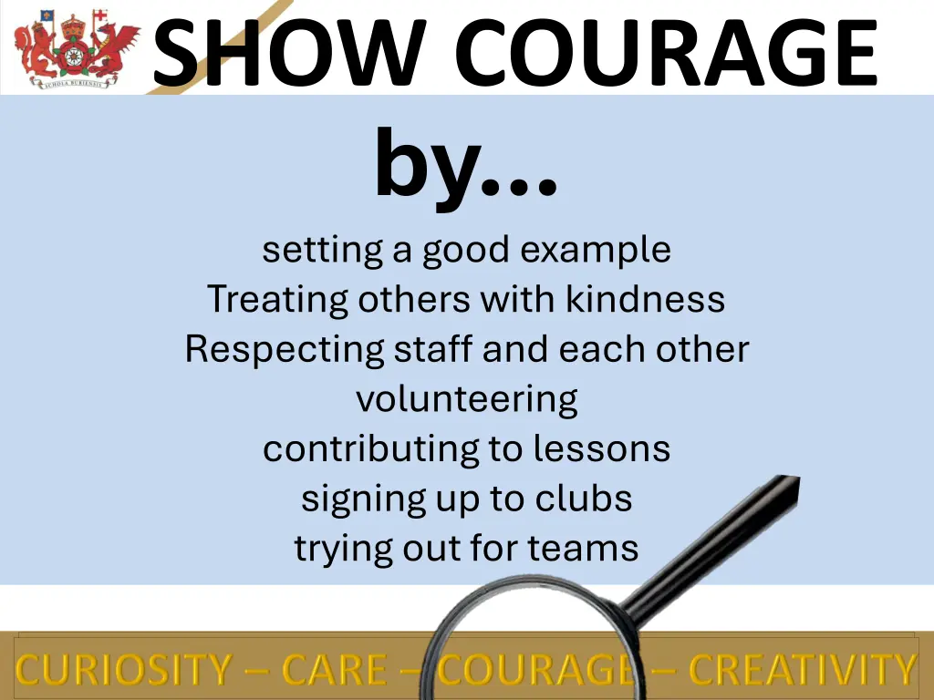 show courage 2