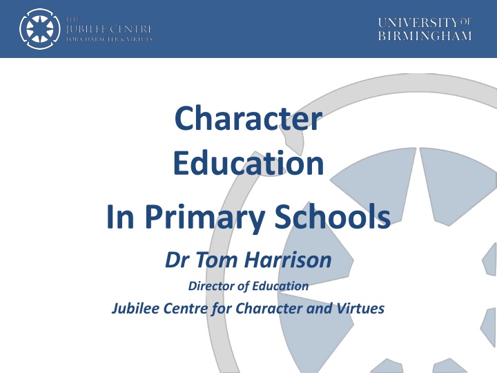 character education in primary schools