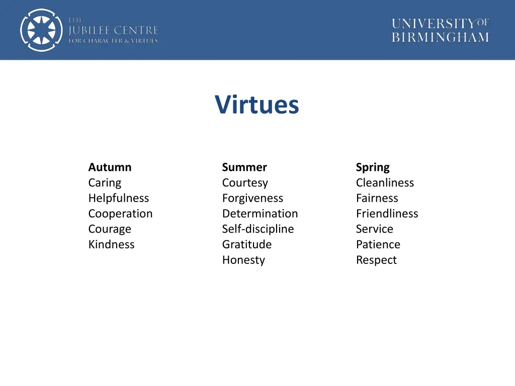 virtues