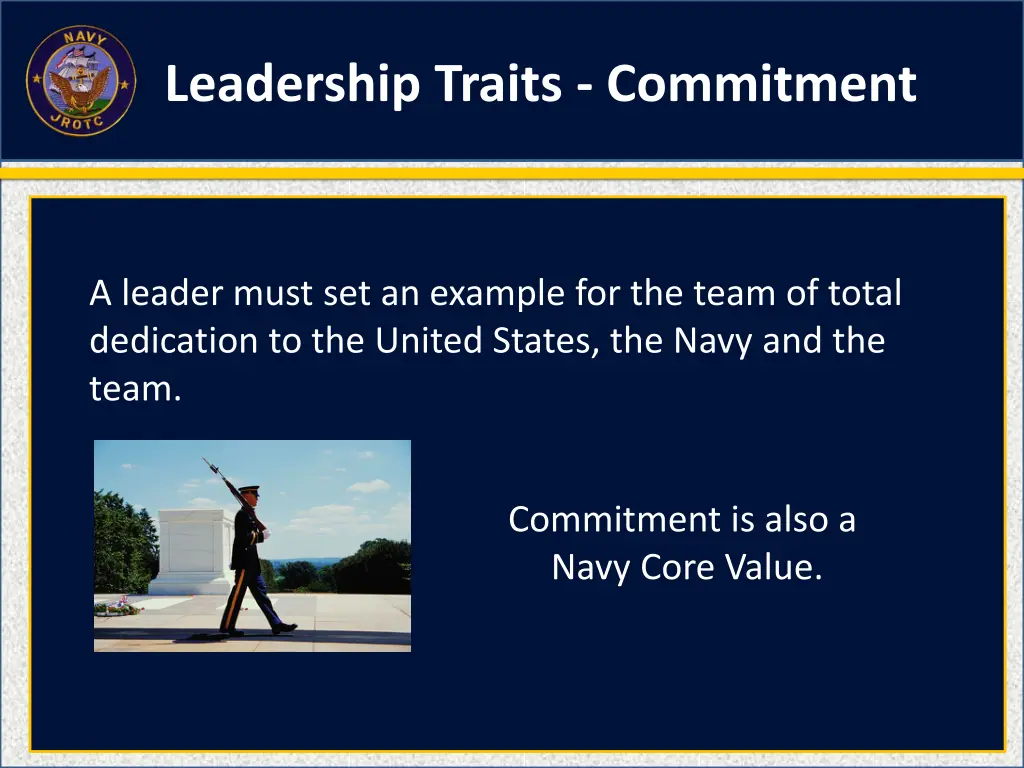 leadership traits commitment 1