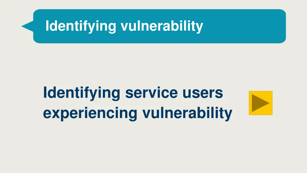 identifying vulnerability