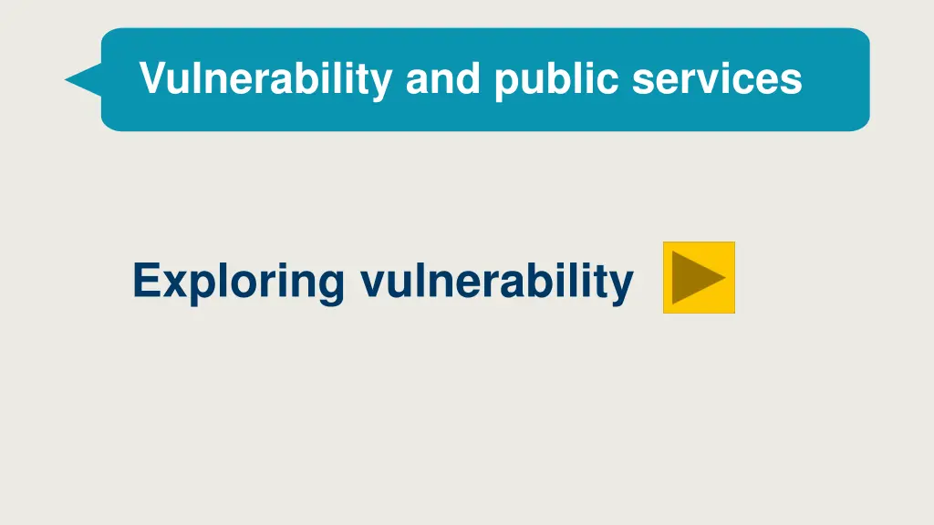 vulnerability and public services