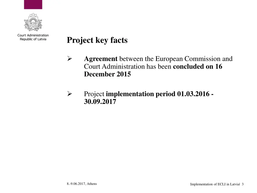 project key facts