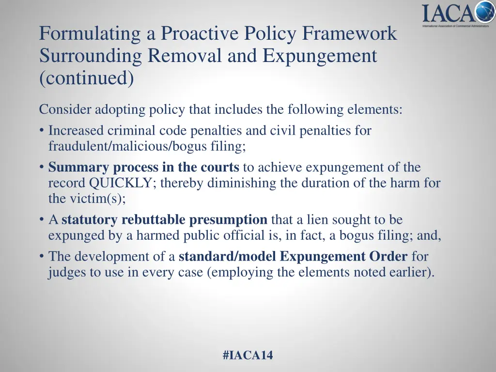 formulating a proactive policy framework 1