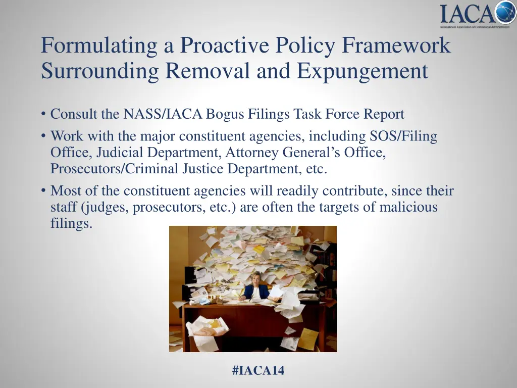 formulating a proactive policy framework