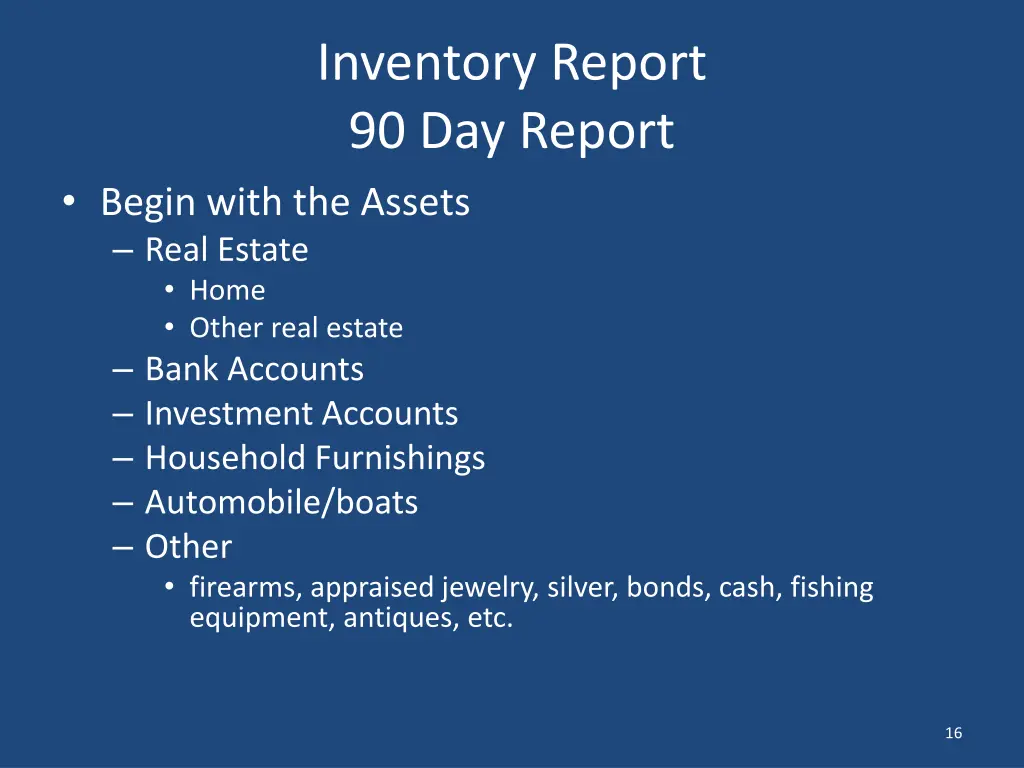 inventory report 90 day report 1