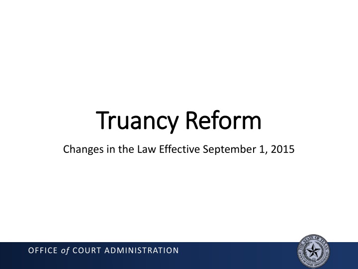 truancy reform truancy reform