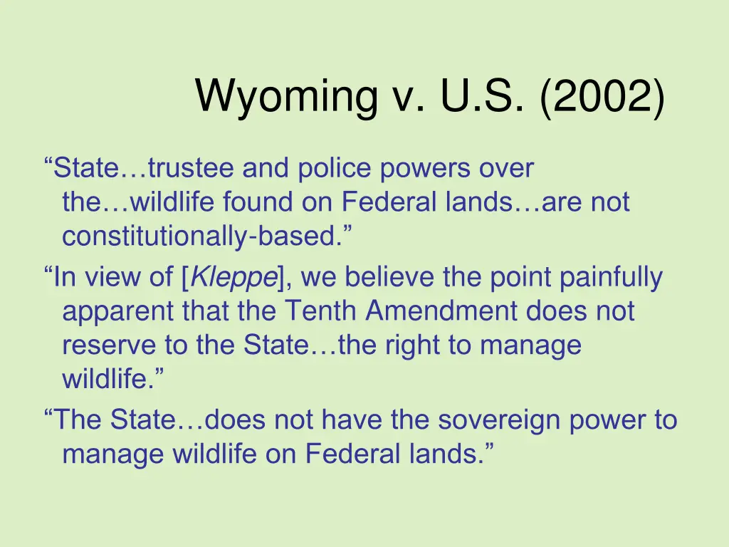 wyoming v u s 2002