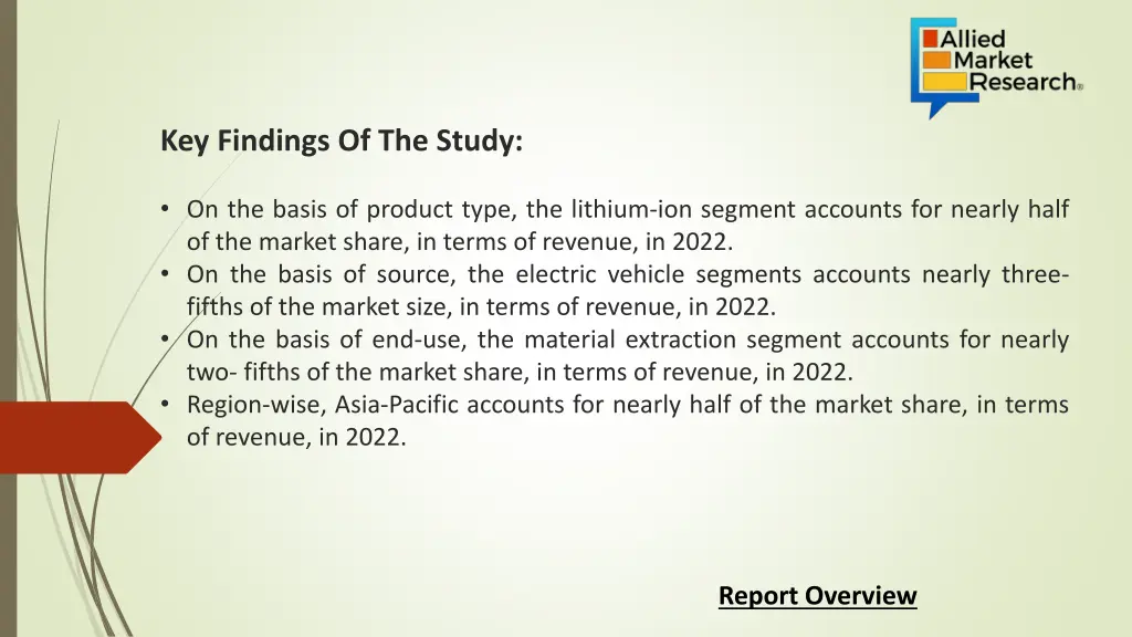 key findings of the study