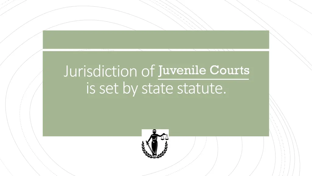 juvenile courts