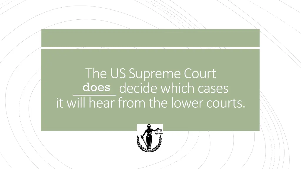 the us supreme court decide which cases it will