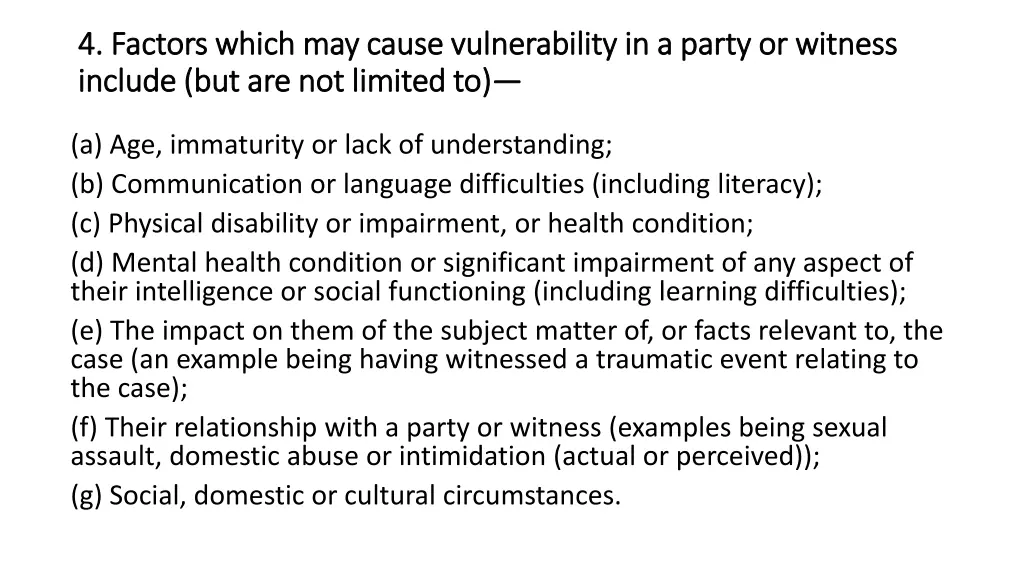 4 4 factors which may cause vulnerability