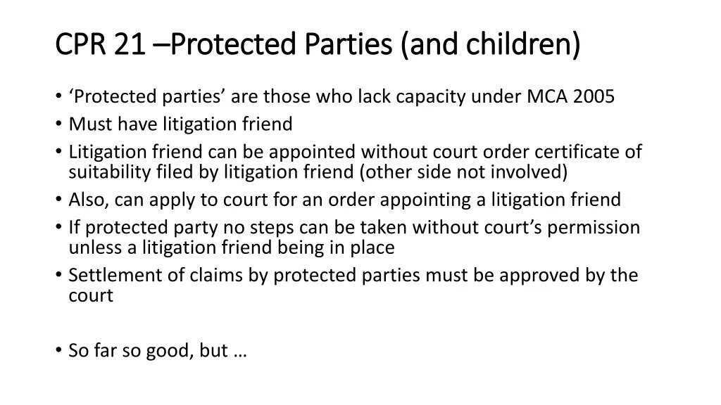 cpr 21 cpr 21 protected parties and children