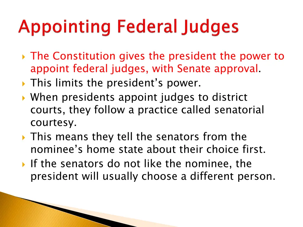 the constitution gives the president the power