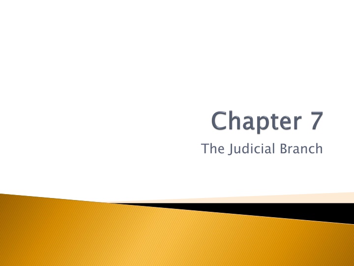 the judicial branch