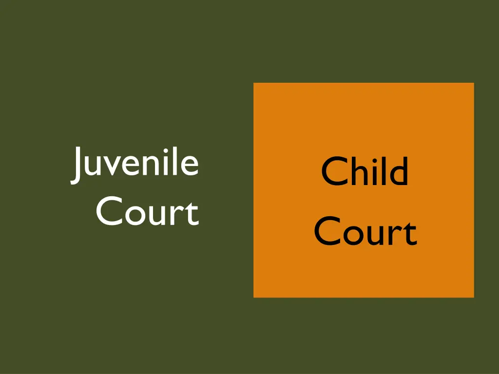 juvenile court