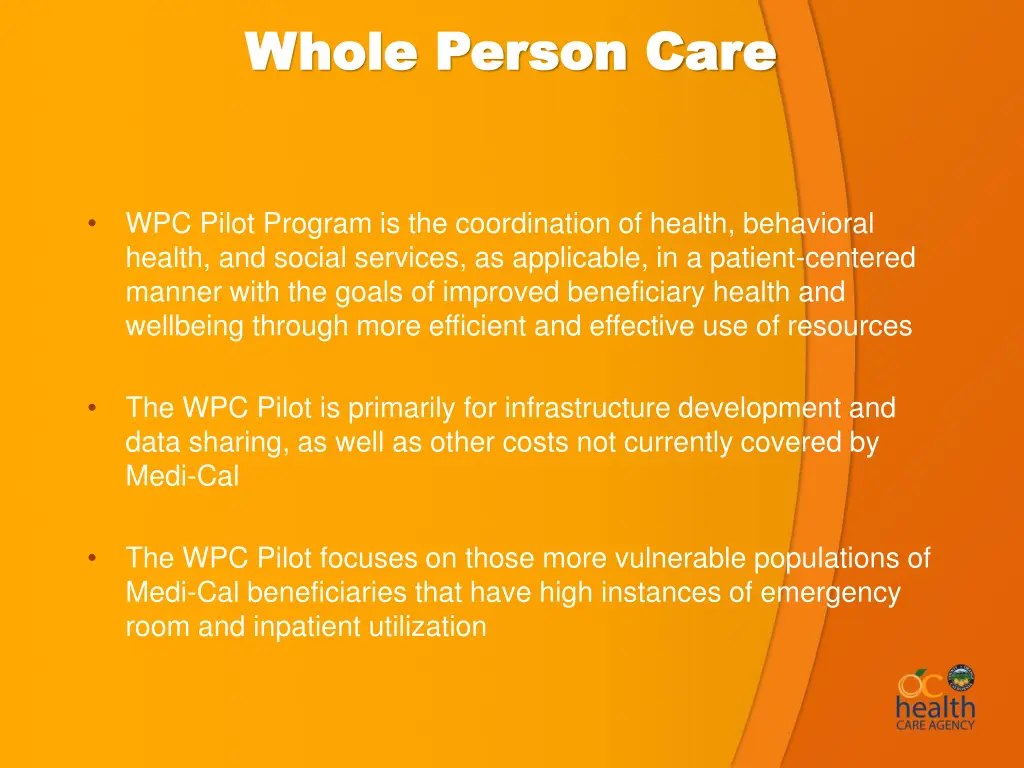 whole person care whole person care