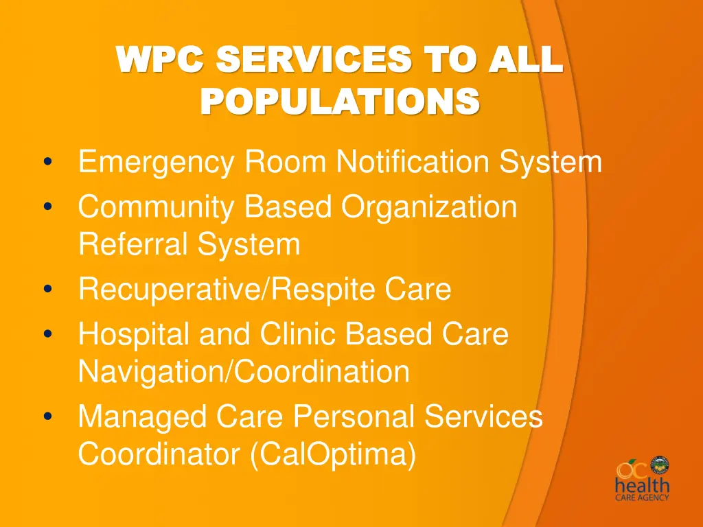 wpc services to all wpc services