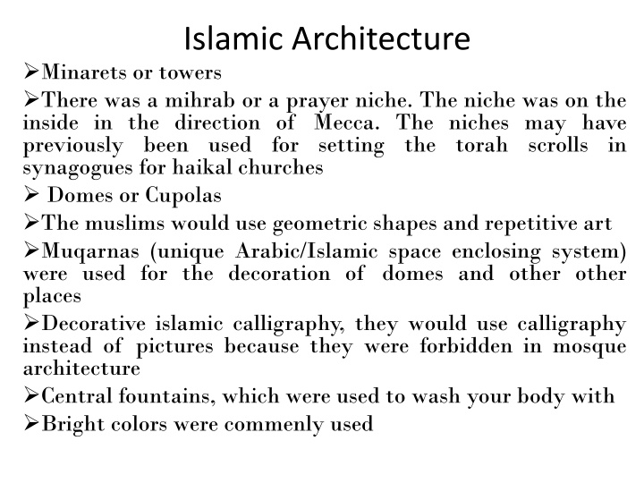 islamic architecture