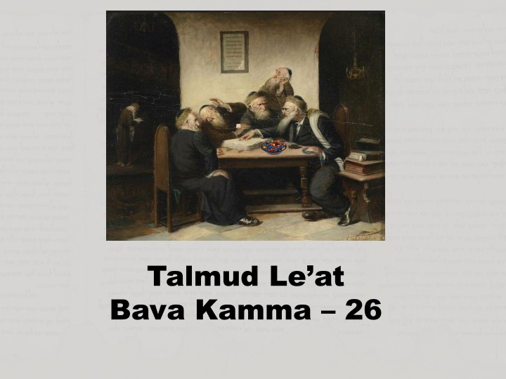 talmud le at bava kamma 26