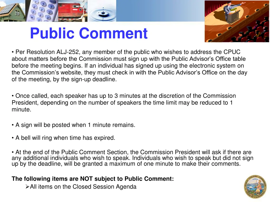 public comment