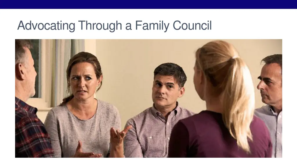 advocating through a family council