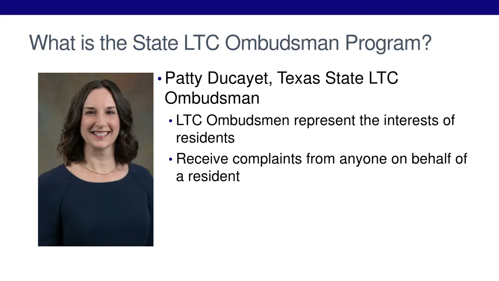 what is the state ltc ombudsman program