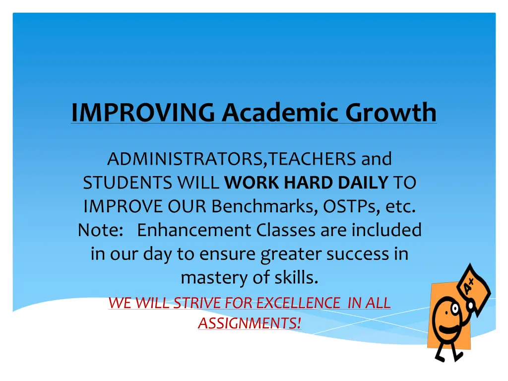 improving academic growth