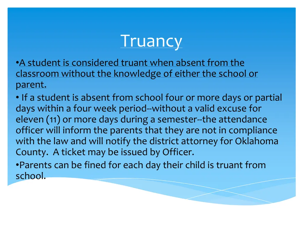 truancy