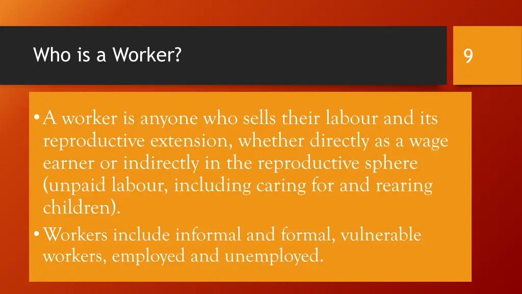 who is a worker