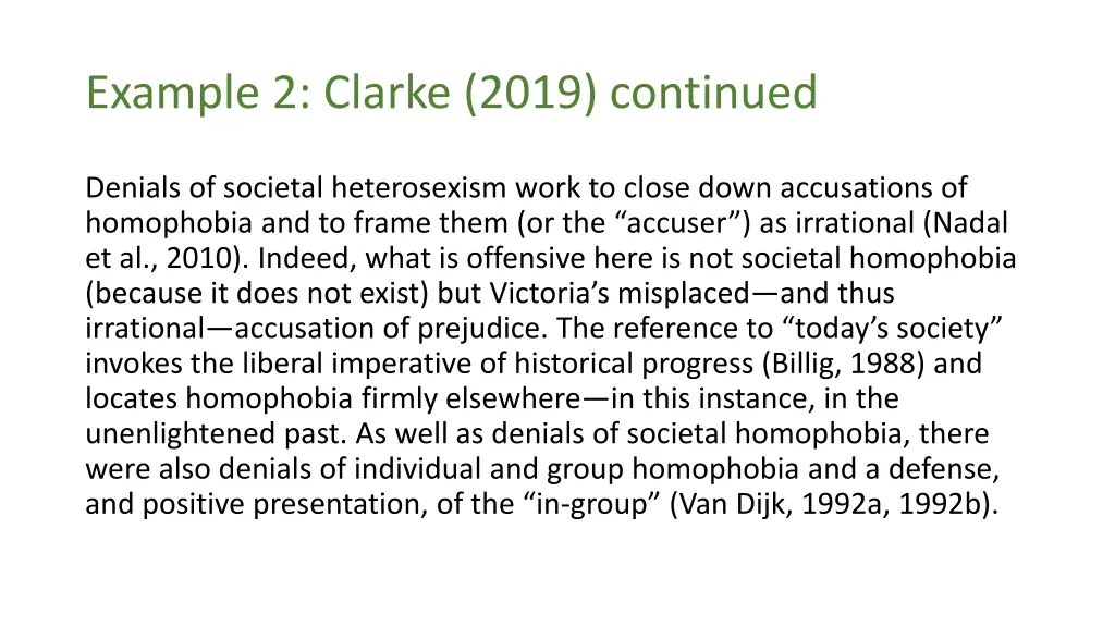 example 2 clarke 2019 continued