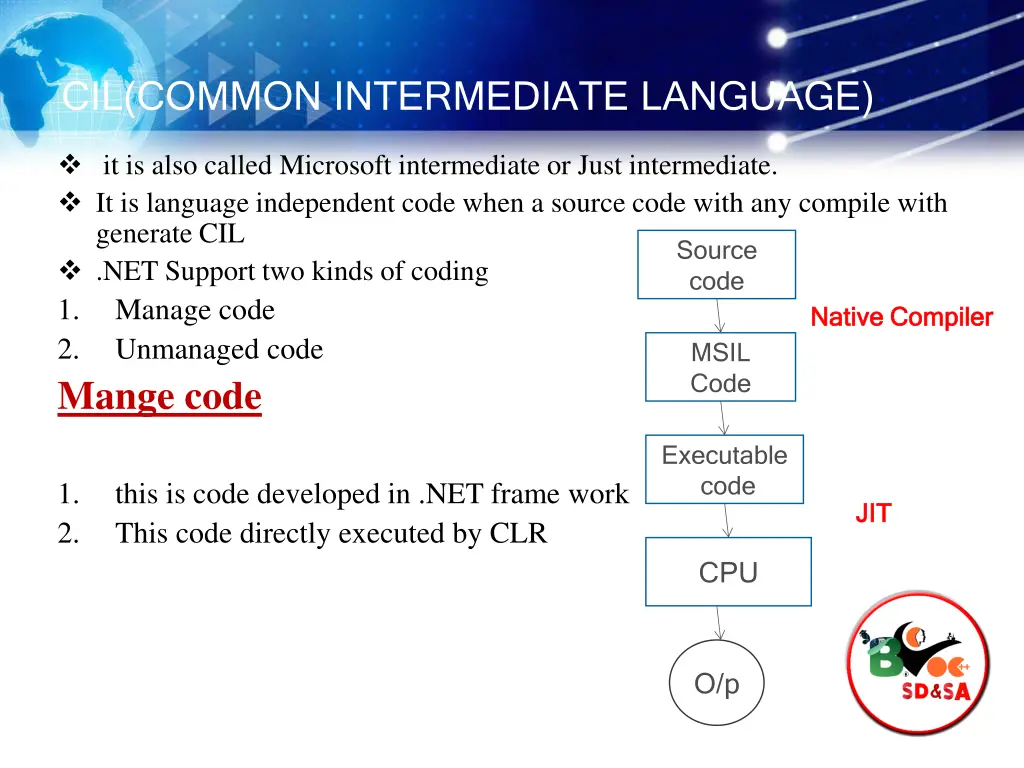 cil common intermediate language